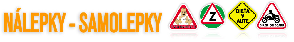 Návrat na hlavnú stránku, nálepky, samolepky