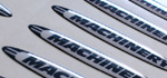 Živicová nálepka MACHINERY
